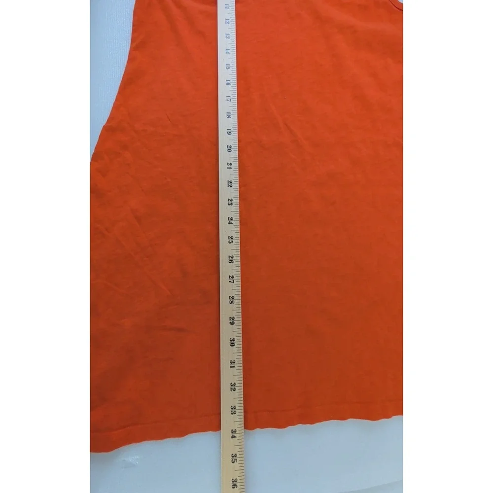 J Crew Relaxed Tank Dress Womens XL Orange Beach Vacation‎ Casual Pool Pullover